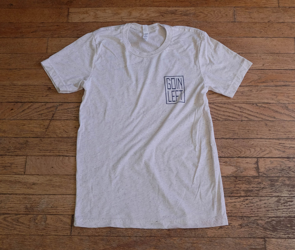 Goin Left Unisex Crew Neck Tee - OG/Egret