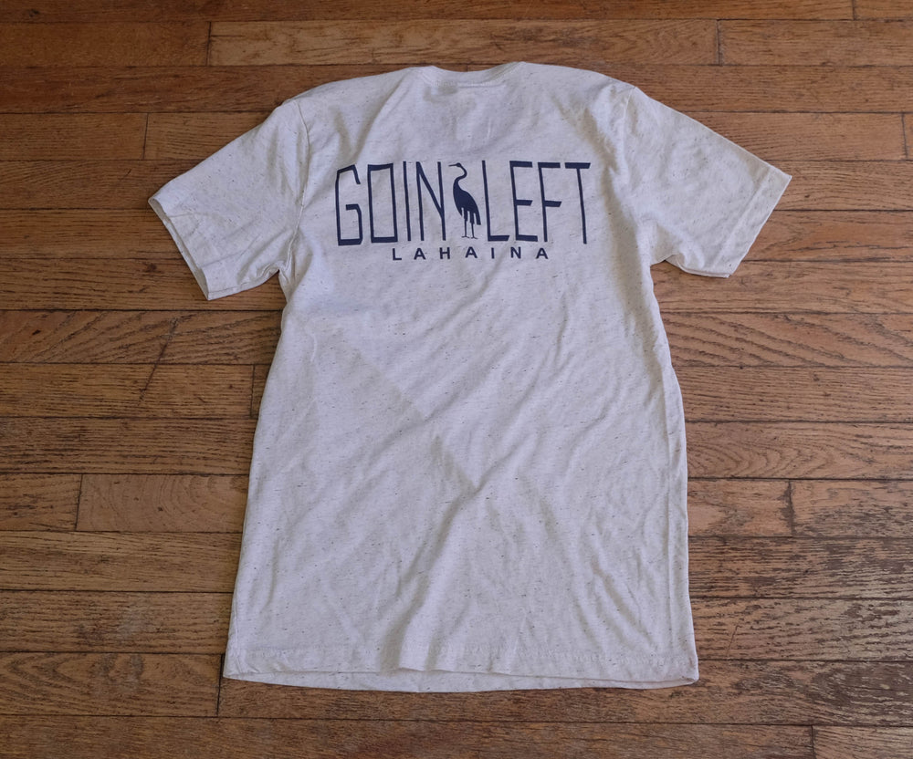 Goin Left Unisex Crew Neck Tee - OG/Egret