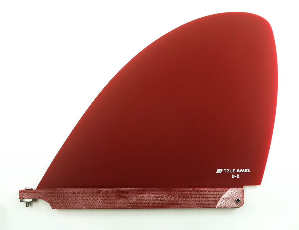 True Ames D-2 Fin - Solid Red