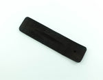 Small Black Carved Wood Incense Burner 5"