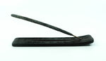 Small Black Carved Wood Incense Burner 5"