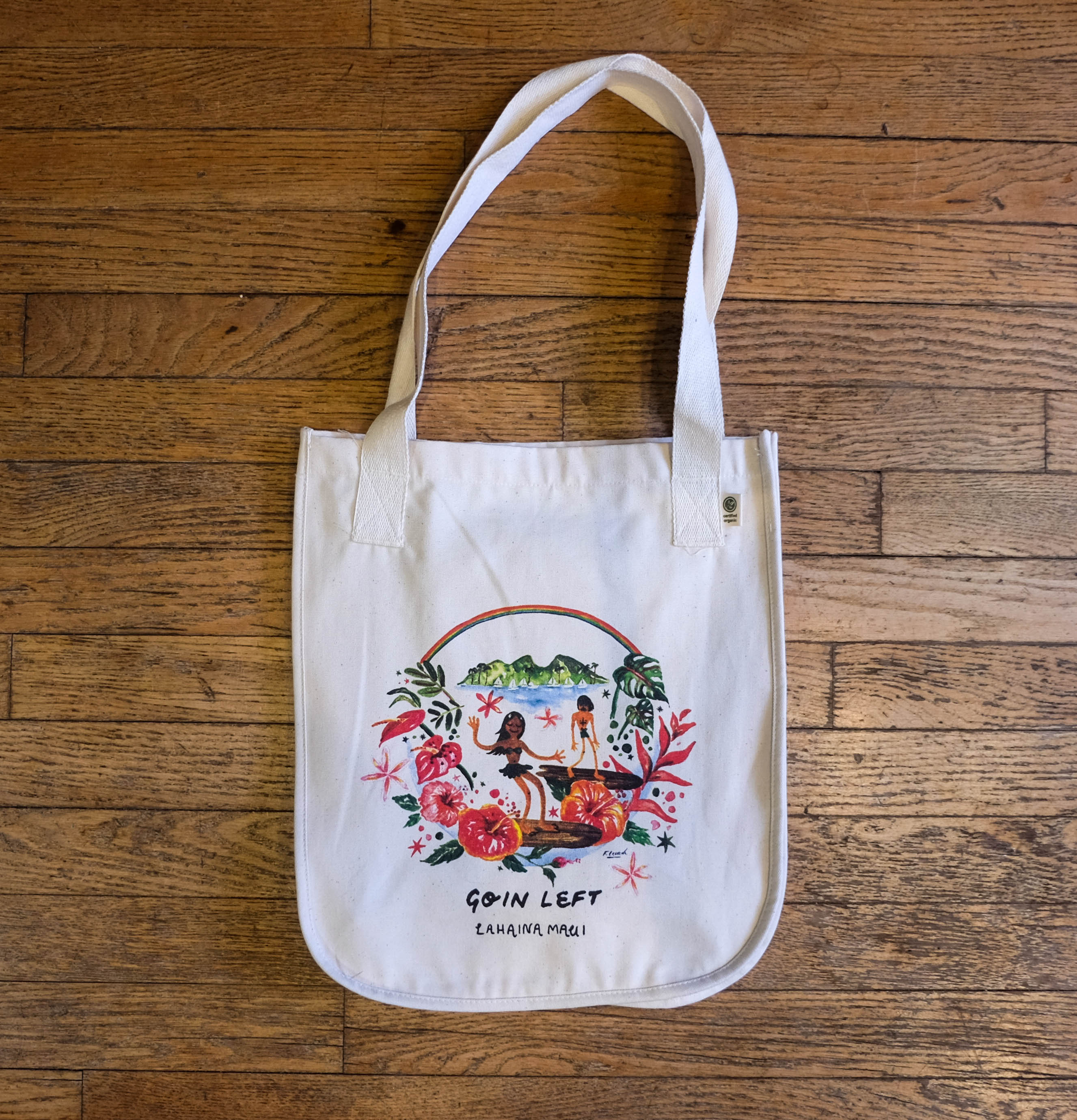 Sunrise Organic Tote Bag - Off White El Camino