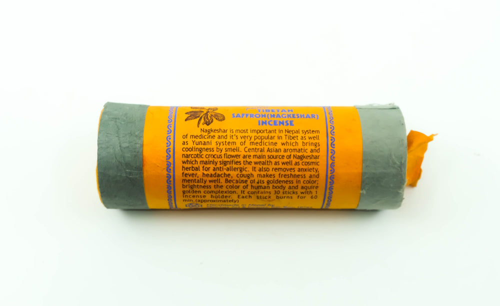 Tibetan Saffron Incense - Pack of 30
