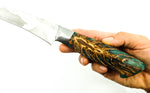 Boning Knife - Green Pinecone Resin