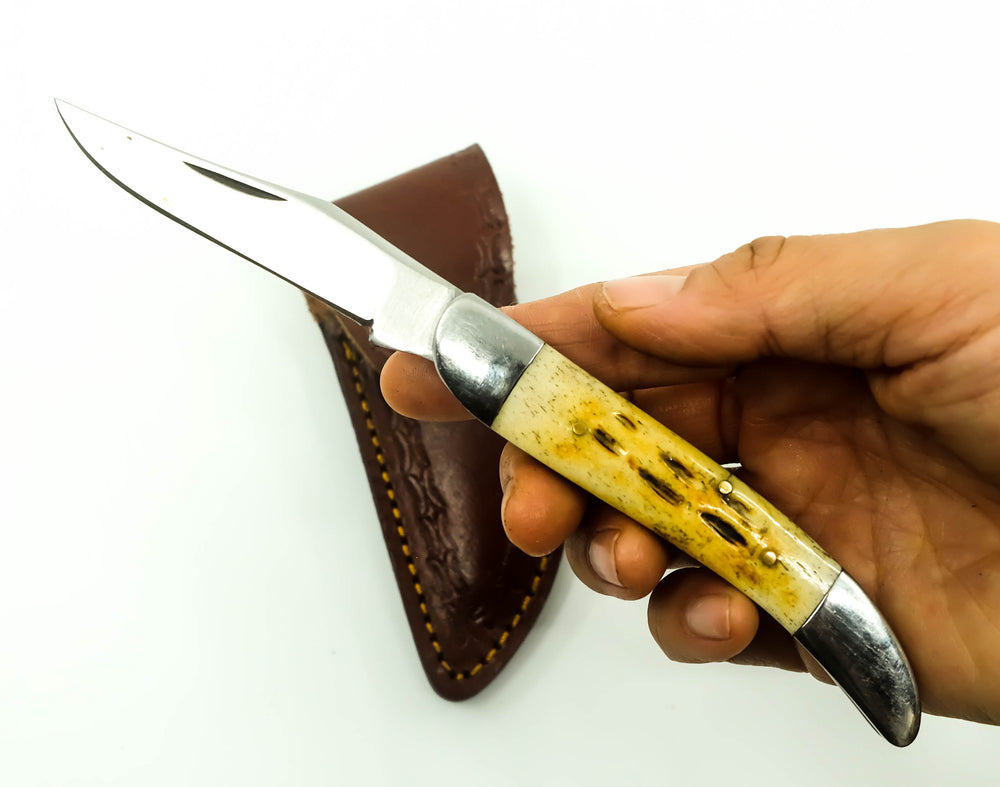 Buck Folder Knife - Staghorn