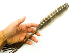 Smudging Turkey Feather With Leather Handle