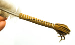 Smudging Turkey Feather With Leather Handle
