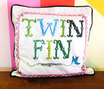 Aloha to Zen "Twin Fin" Pillow Case 15"x15"
