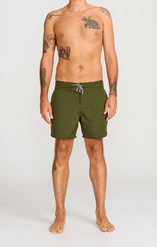 First Point Boardshort - Olive Oil