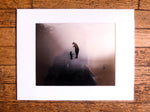 Chloe Underwater Photo Metallic Print "Mama Knows Best" in B/W