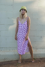 Lokahi Slip Dress - Purple Hibiscus