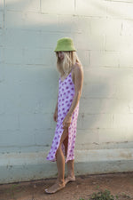 Lokahi Slip Dress - Purple Hibiscus