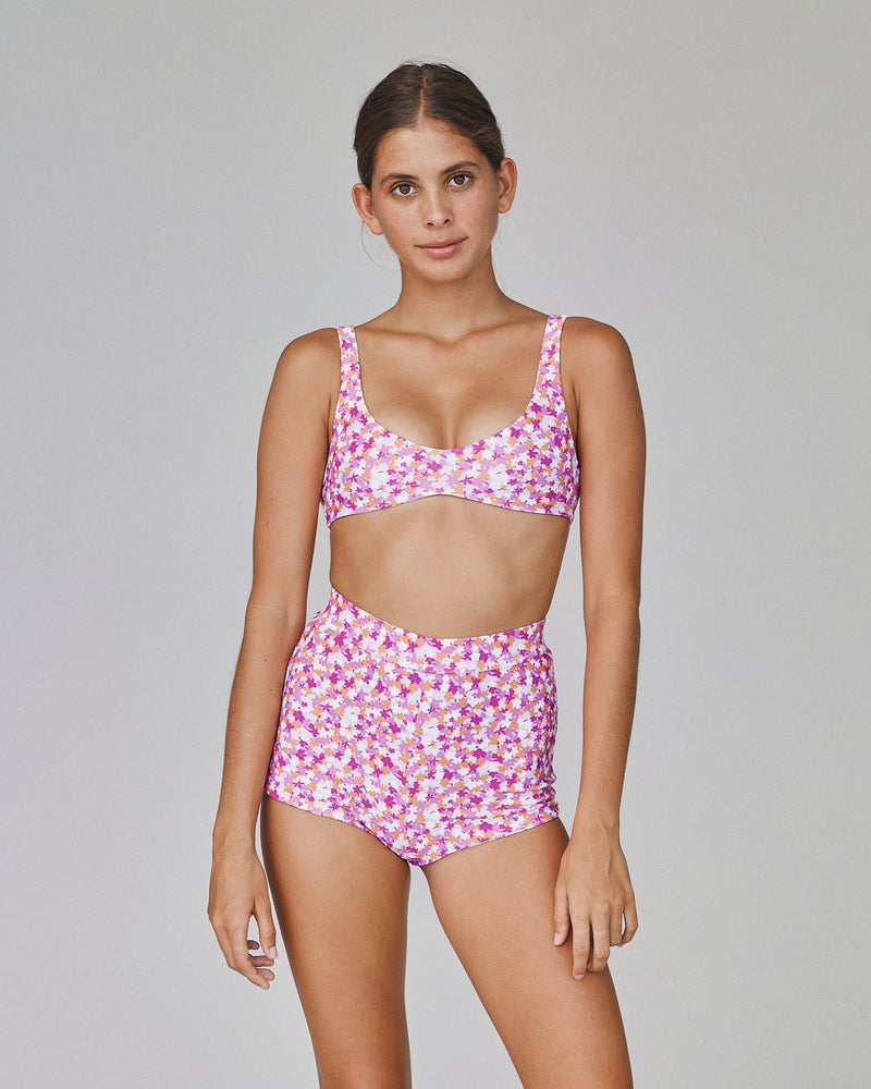 Lokahi Short Bottom - Pink Garden