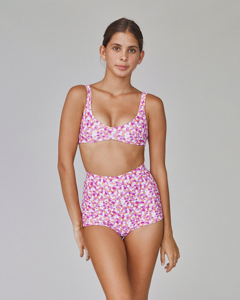 Lokahi Short Bottom - Pink Garden