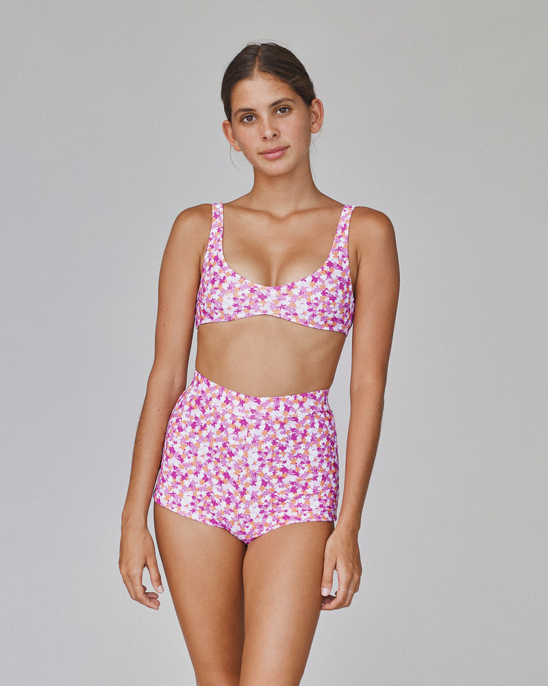 Lokahi Short Bottom - Pink Garden