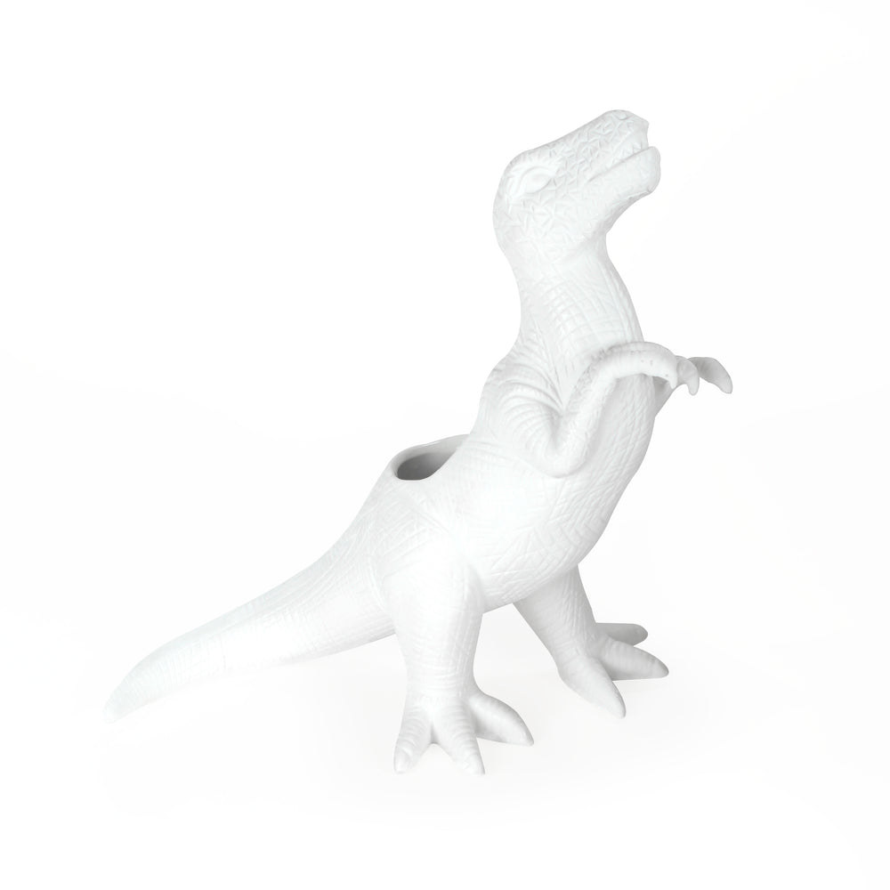 Porcelain Plantasaurus Rex Planter