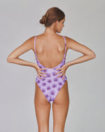 Lokahi Mila One Piece - Purple Hibiscus