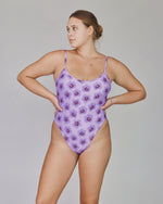 Lokahi Mila One Piece - Purple Hibiscus