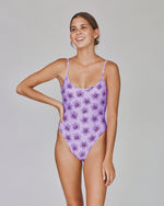 Lokahi Mila One Piece - Purple Hibiscus