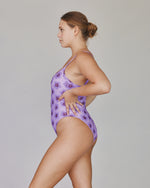 Lokahi Mila One Piece - Purple Hibiscus