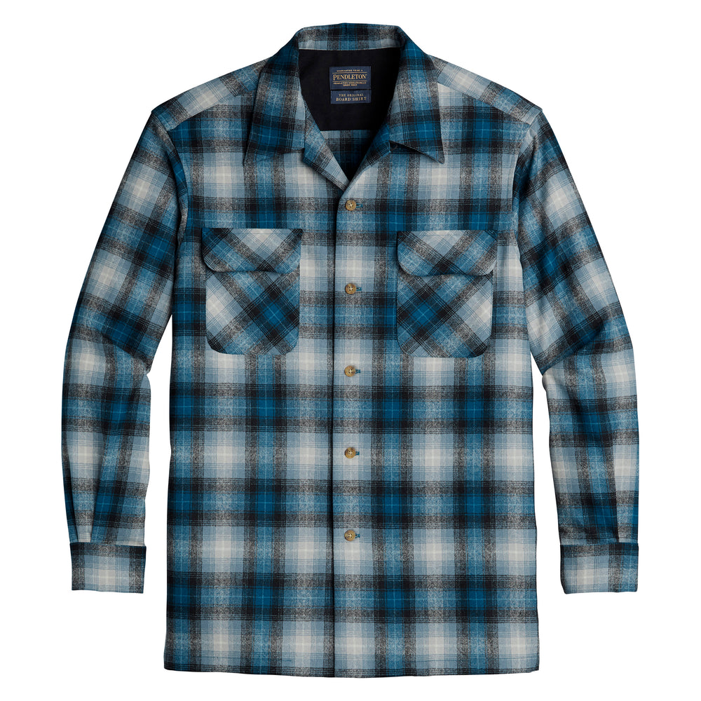 Pendleton Original Board Shirt - Blue/White/Black Ombre