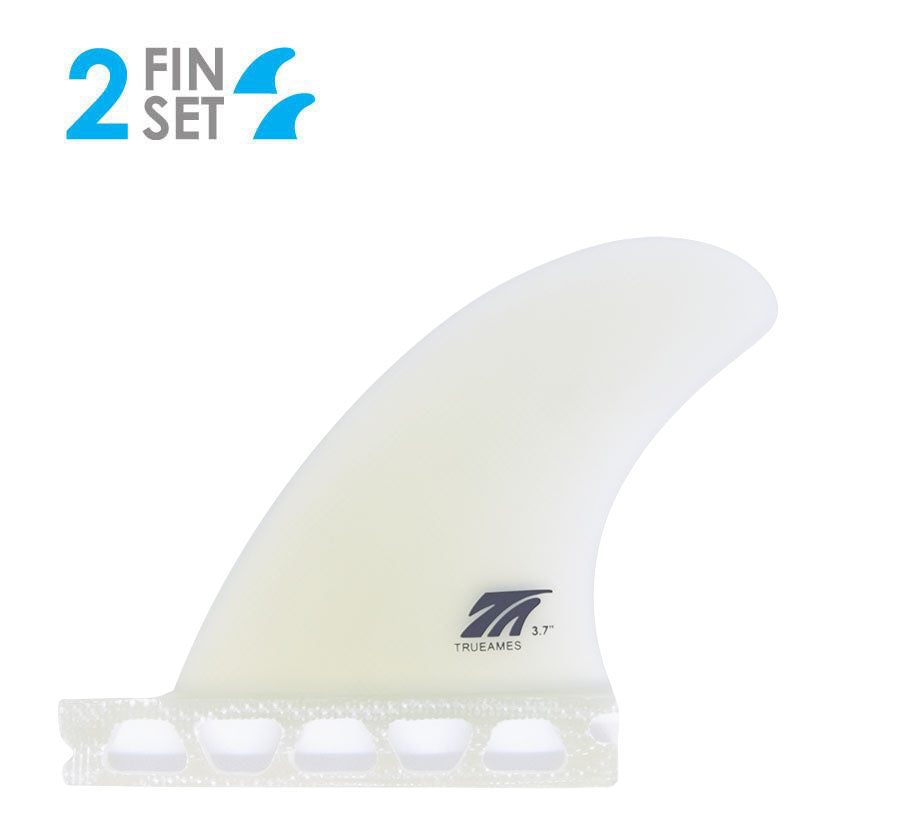 True Ames 3.7 Side Bite Fins Solid Fiberglass - Futures