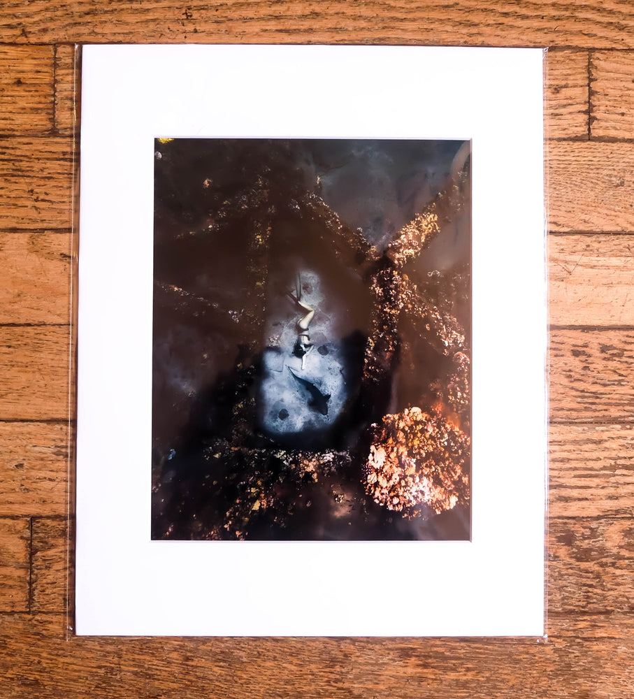 Chloe Underwater Photo Metallic Print "The Other Side Of Fear" in Color